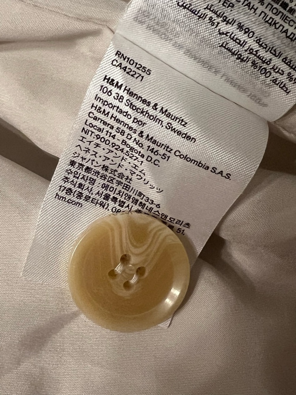 Women's H&M Beige Utility Jacket XL oversized - Picture 10 of 14